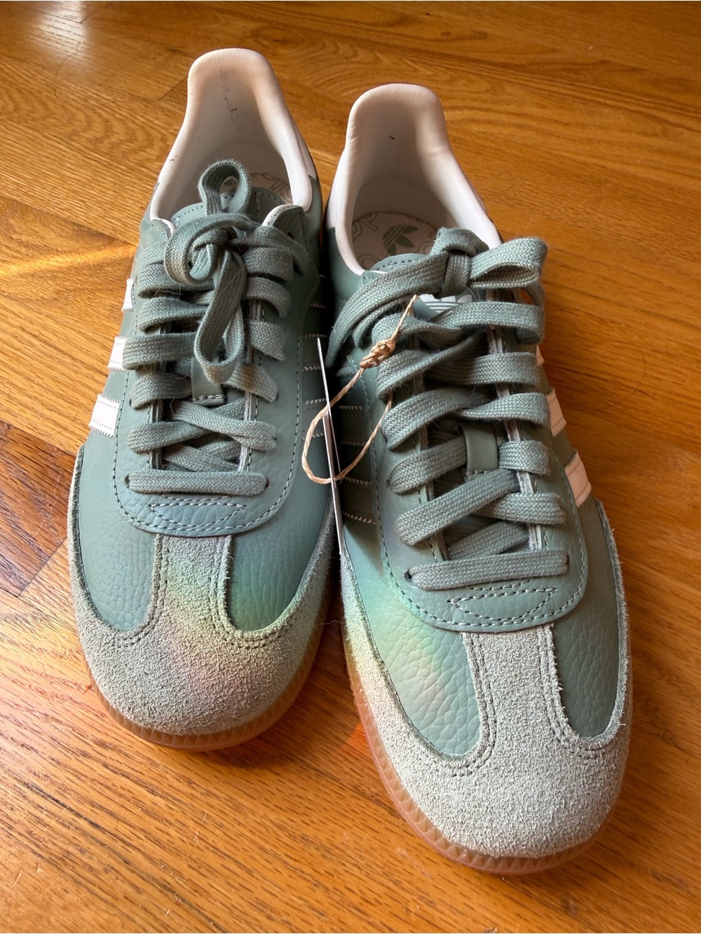 Adidas Samba OG Sneakers in Sage Green